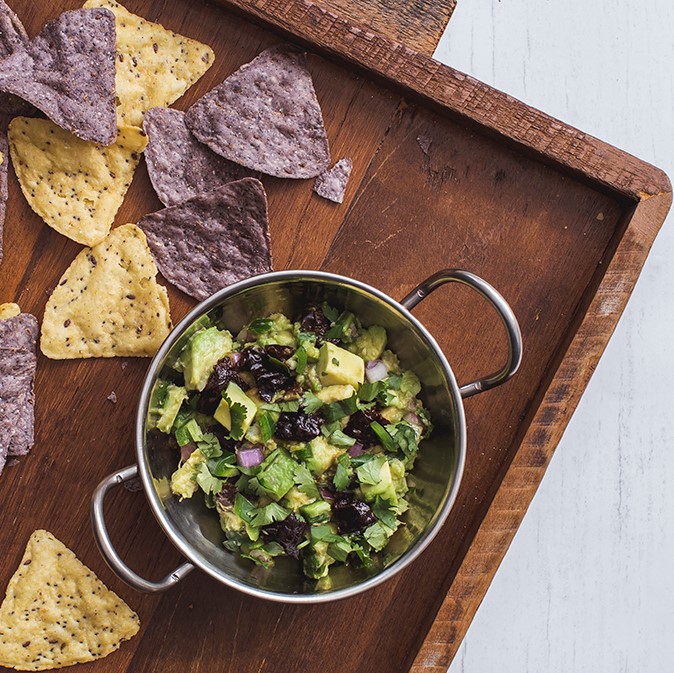 Guacamole with Poached California Prunes