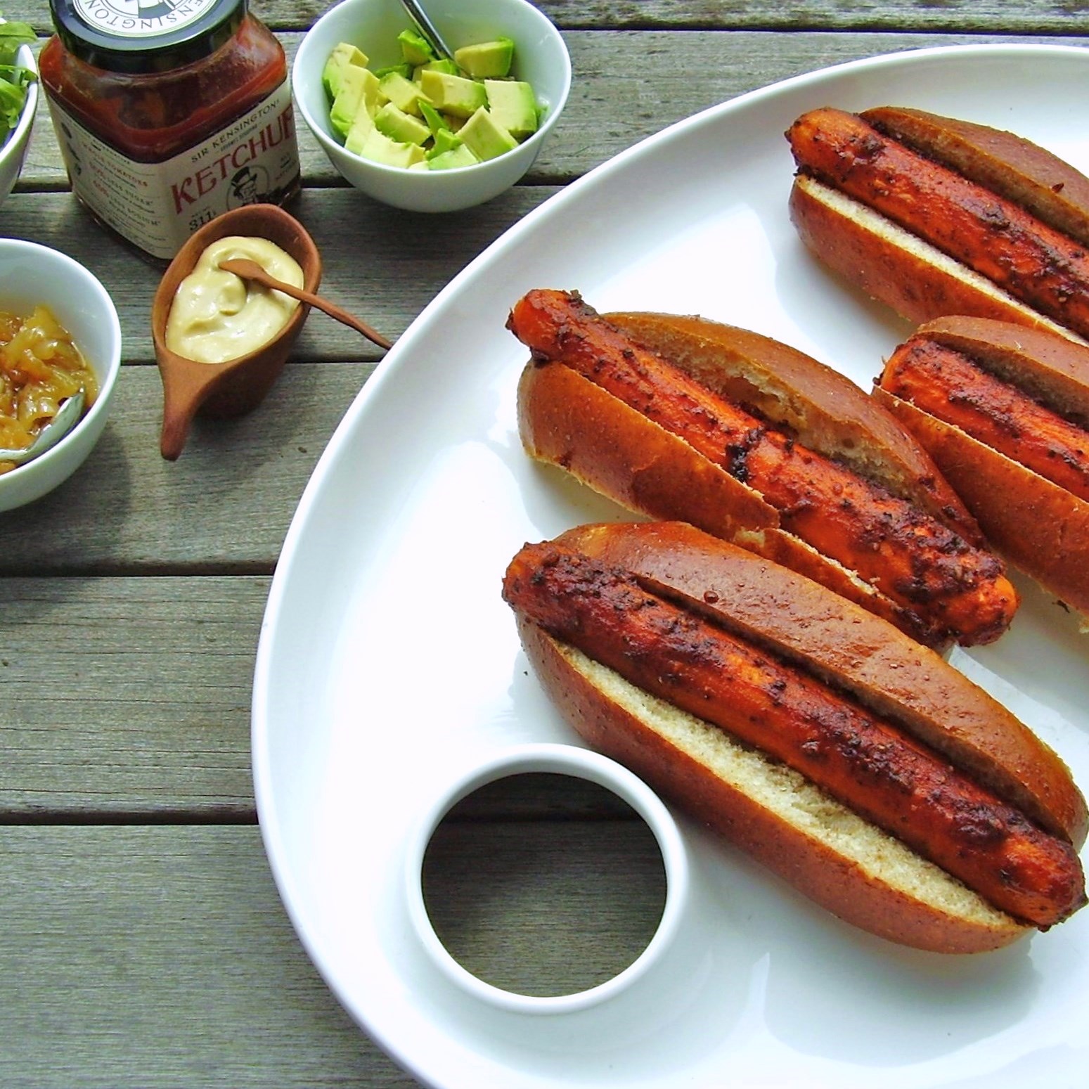carrot vegan hot dogs