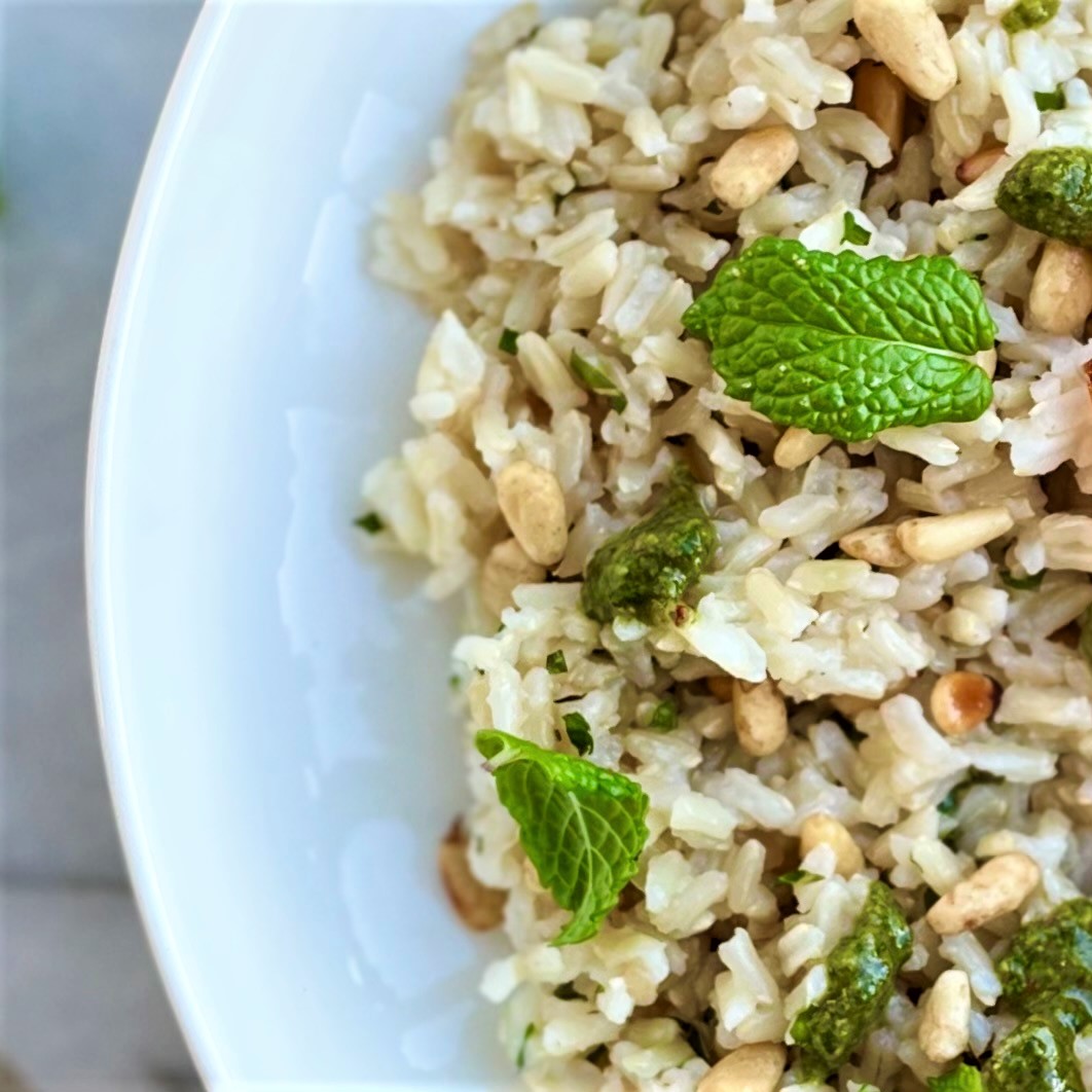 bowl with lebanese rice