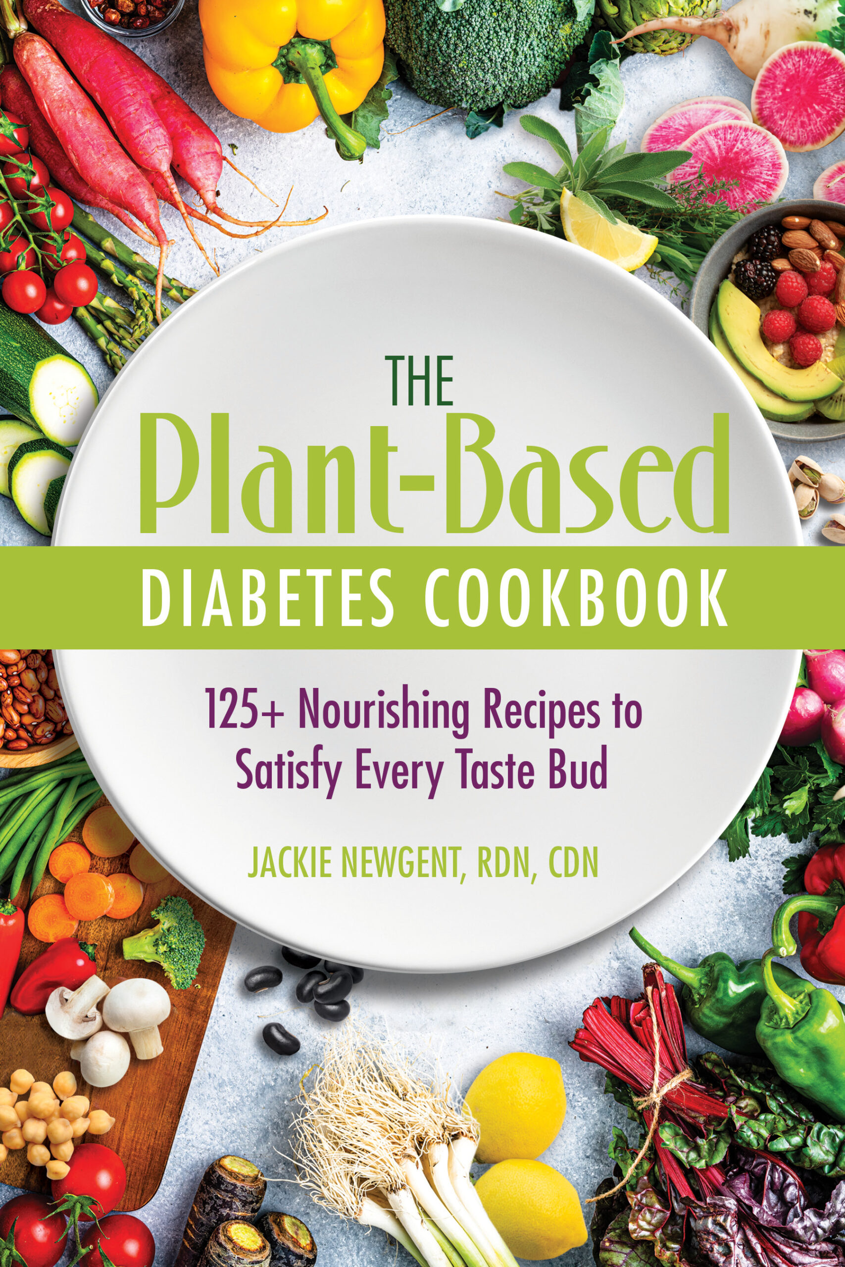 The Plant-Based Diabetes Cookbook Front Cover 