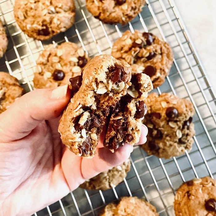 my favorite plant-based chocolate chip cookies
